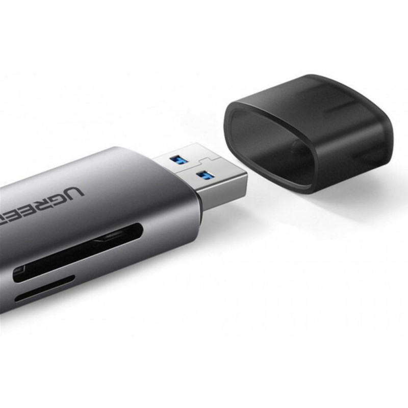Картридер UGREEN USB-C + USB-A 3.0 для карт памяти TF/SD (50706)