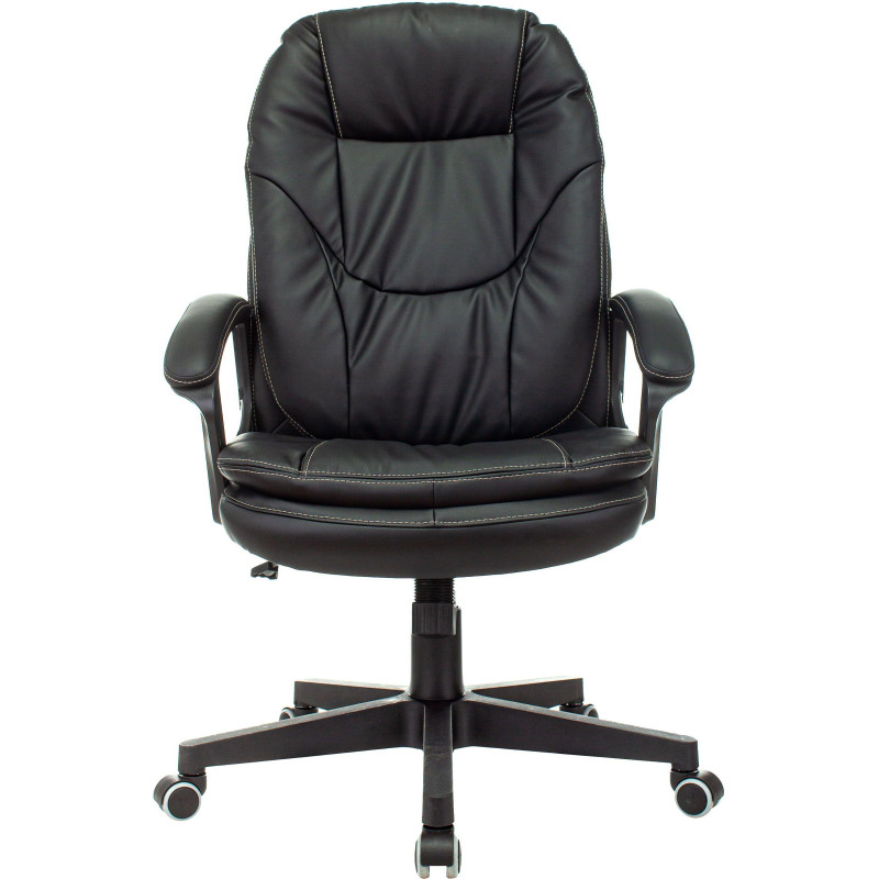 Кресло VB_Бюрократ CH-868N черный эко.кожа крестов. пластик