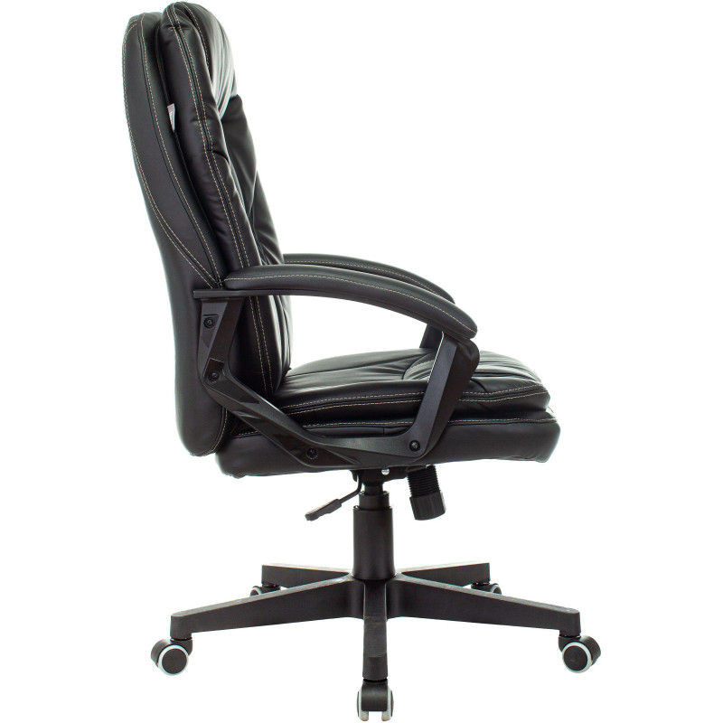 Кресло VB_Бюрократ CH-868N черный эко.кожа крестов. пластик