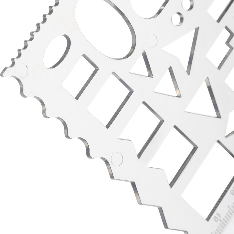 Линейка офицерская 20см Attache прозрачная