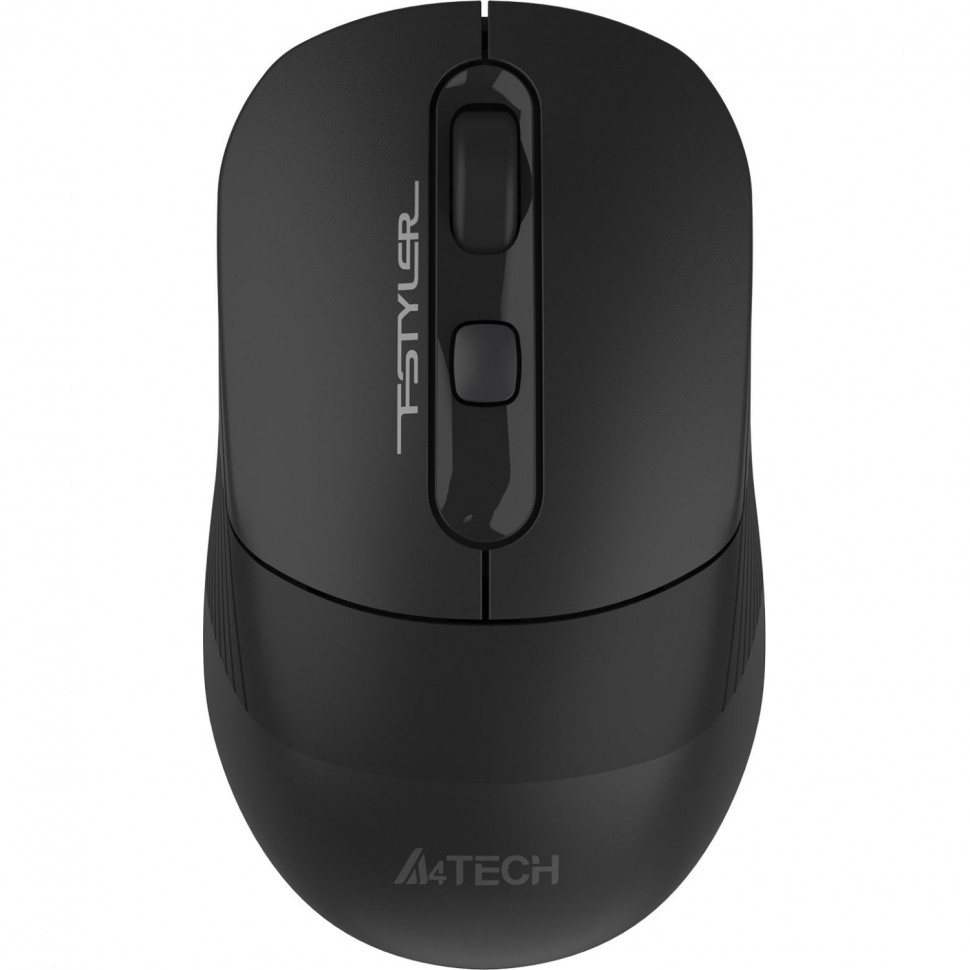 Мышь компьютерная A4Tech Fstyler (FB10C STONE BLACK) черн/2400dpi/беспр/4кн