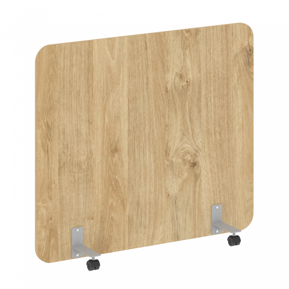 R-line Перегородка на металлических опорах, на роликах DP.R-140-120 Тиквуд Светлый/Металл Серый 1400