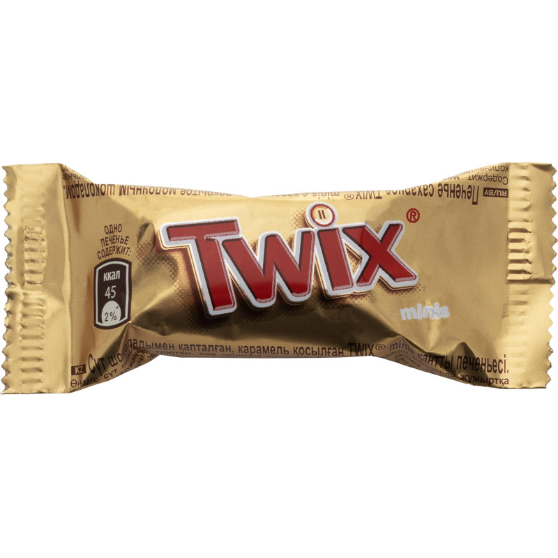 Шоколадный батончик Twix мини, 900г