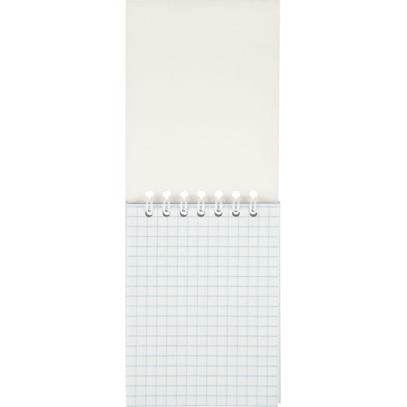 Блокнот А7 40л Attache Градиент Фиолет клетка, 65г, греб, УФ-лак