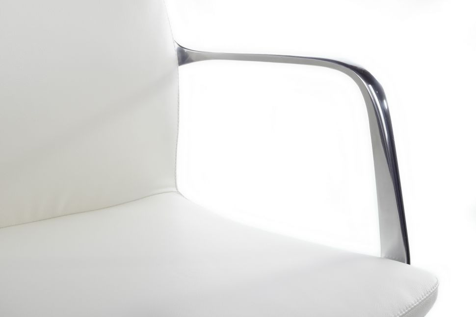 Кресло Plaza-SF FK004-С11 Белый (6207) натуральная кожа 58*58*82