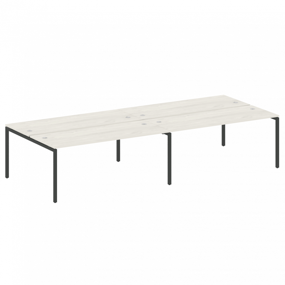 Metal System Quattro Рабочая станция на 4 места на П-образном м/к 40БП.СМ-4.5 Дуб Наварра/Металл Ант Metal System Quattro Рабочая станция на 4 места на П-образном м/к 40БП.СМ-4.5 Дуб Наварра/Металл Ант