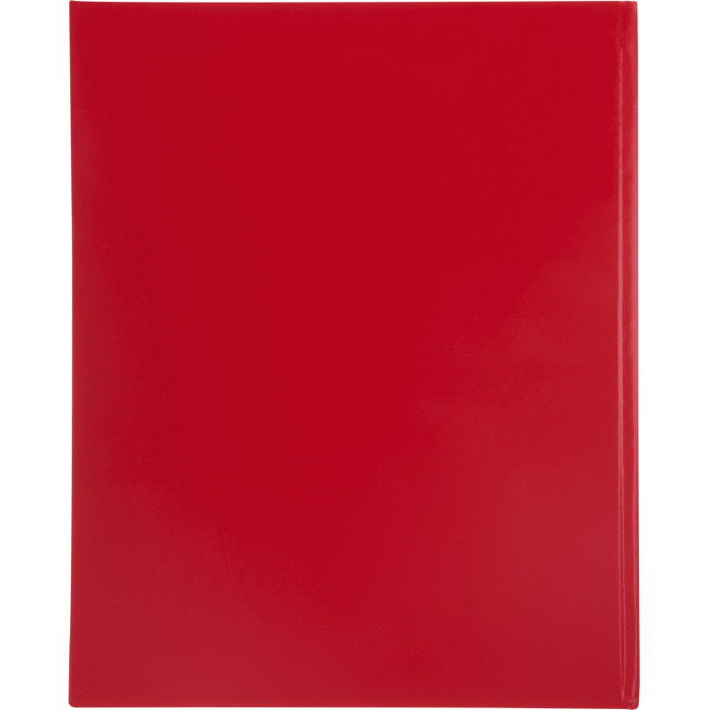 Книга учета 96л. в клетку офсет, обл.бумвинил красный