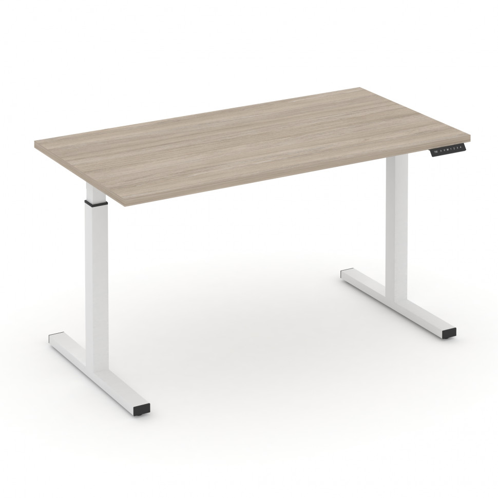 Move up Стол электроподъемный MV.SE-3.7 Дуб Аттик/Металл Белый 1380*720*720-1190 Move up Стол электроподъемный MV.SE-3.7 Дуб Аттик/Металл Белый 1380*720*720-1190