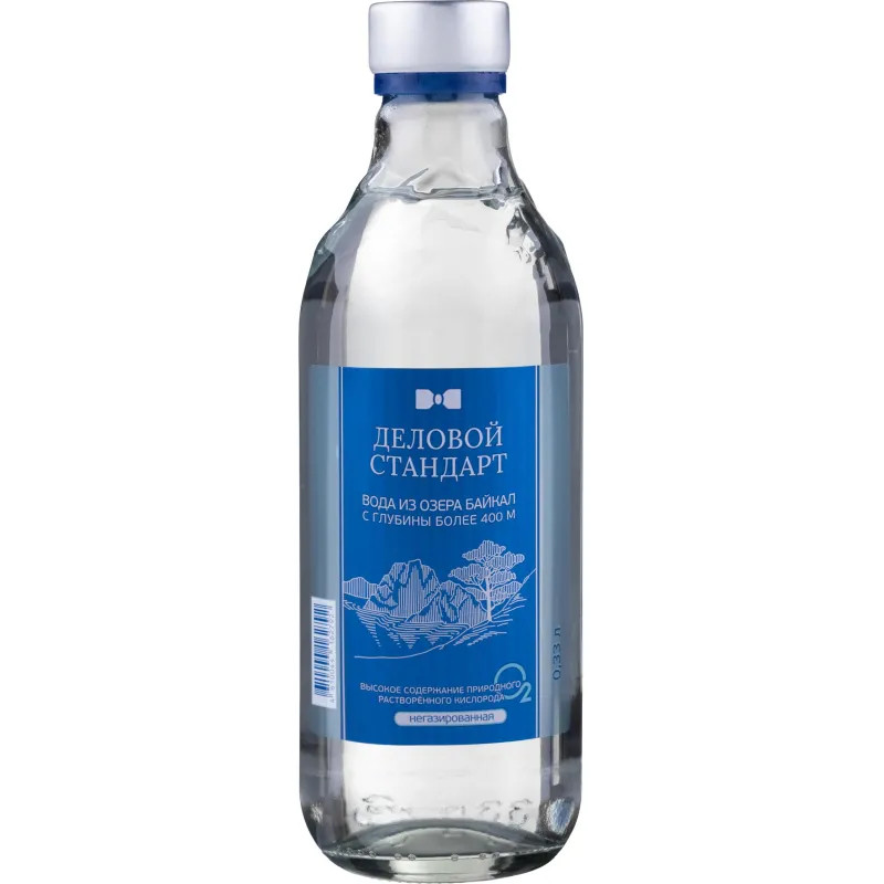 Вода питьевая Деловой Стандарт 0,33 негаз, стек/бут (LEGEND of BAIKAL)