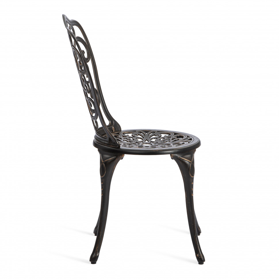 Стул Secret de Maison Mozart/Моцарт алюминиевый сплав, 53х41х89см, бронзовый