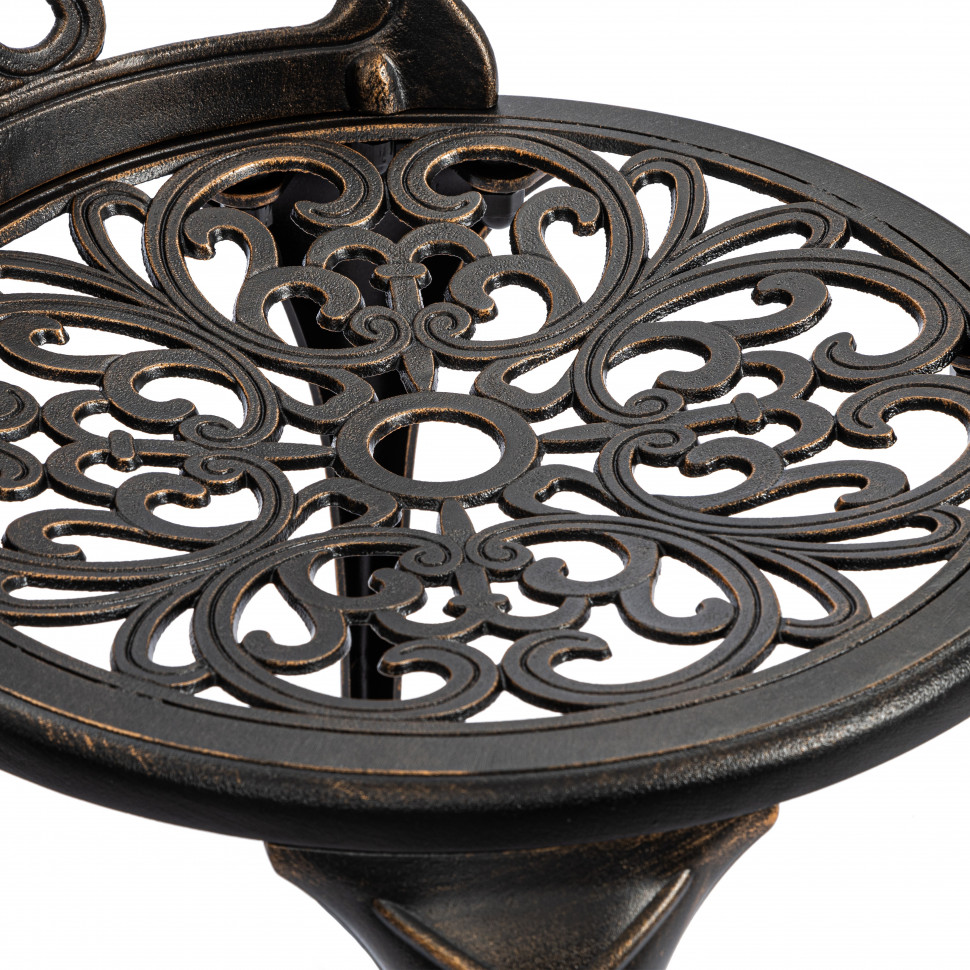 Стул Secret de Maison Mozart/Моцарт алюминиевый сплав, 53х41х89см, бронзовый