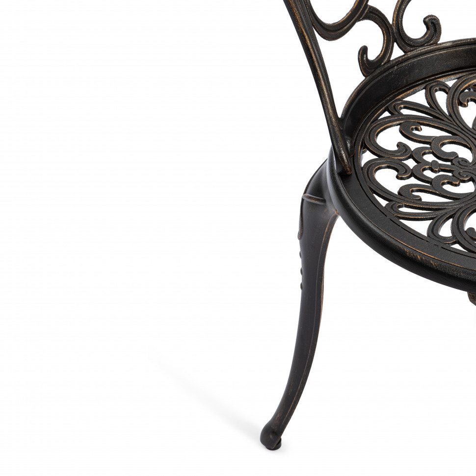 Стул Secret de Maison Mozart/Моцарт алюминиевый сплав, 53х41х89см, бронзовый