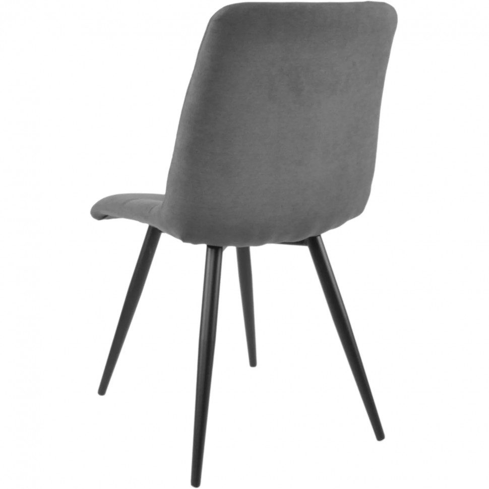 Стул Комус FORM HN BLACK (BOX-4) RU SORO-93 серый/черный