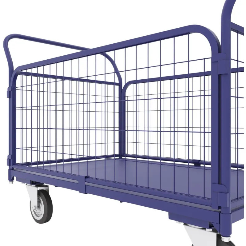 Тележка платформенная с сетчатыми бортами ТС 1 (500х800) колеса d125