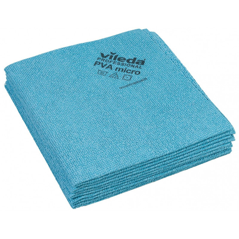 Салфетки хозяйственные Vileda ПВА Микро 35х38см голубые 5шт/уп 143590