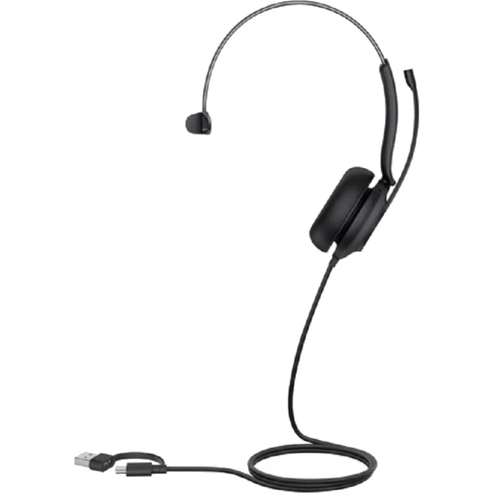 Гарнитура Yealink UH35 Mono UC USB-C/A Моно,провод,HD,шумопод,LED,USB-C/A