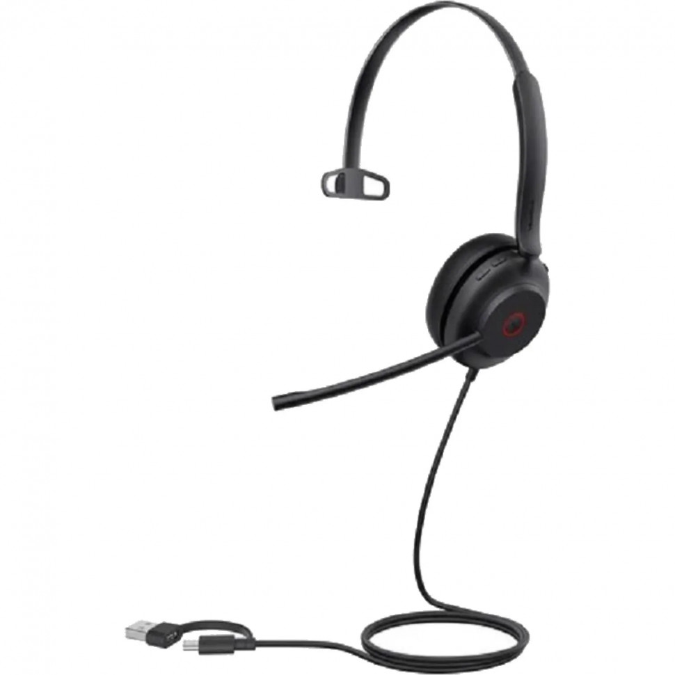 Гарнитура Yealink UH35 Mono UC USB-C/A Моно,провод,HD,шумопод,LED,USB-C/A