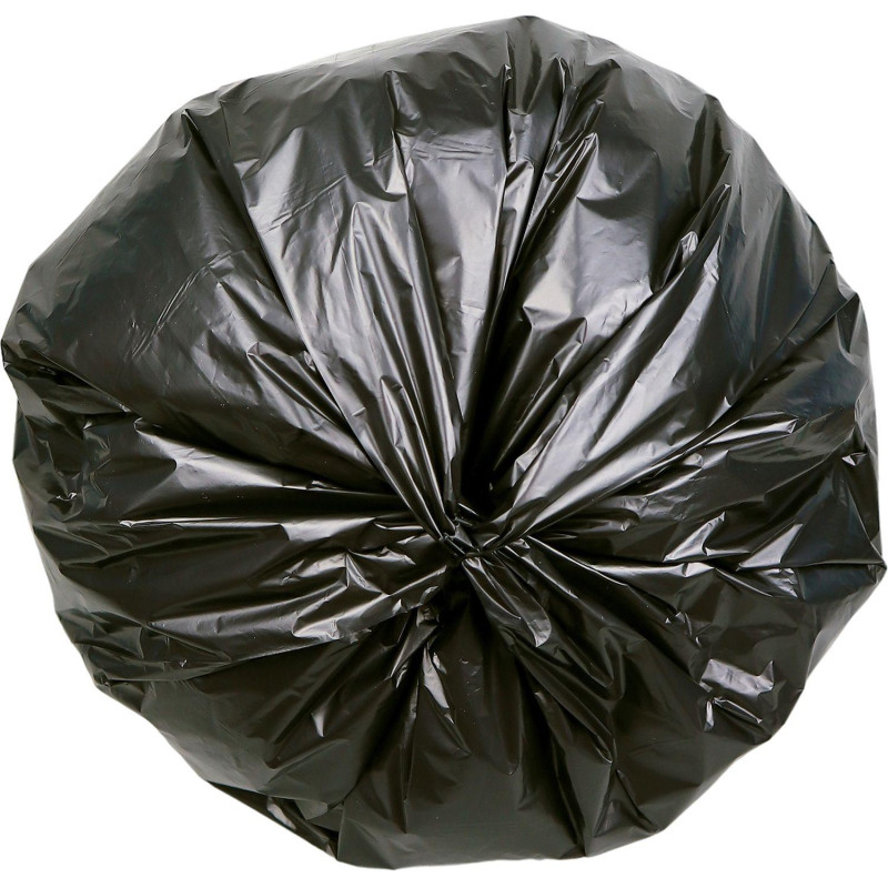 Мешки для мусора ПВД 240л, 35 мкм 10шт/рул.,черные 85х115см Элементари