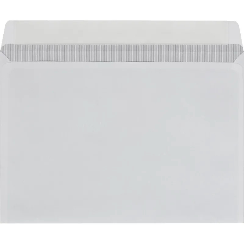 Конверт С5 ECOPOST белый стрип 162х229 с вн. зап. 80г бел.92-100% 100шт/уп