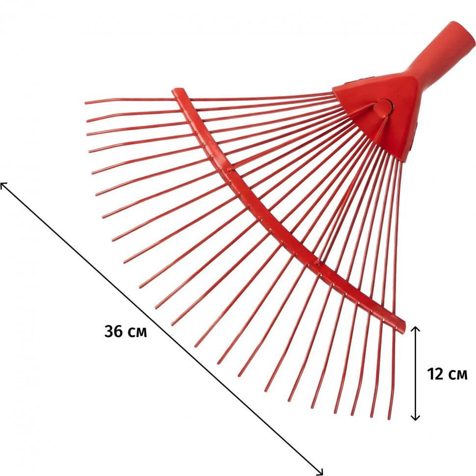 Грабли веерные проволочные большие пор. окр. 22зуб._111243