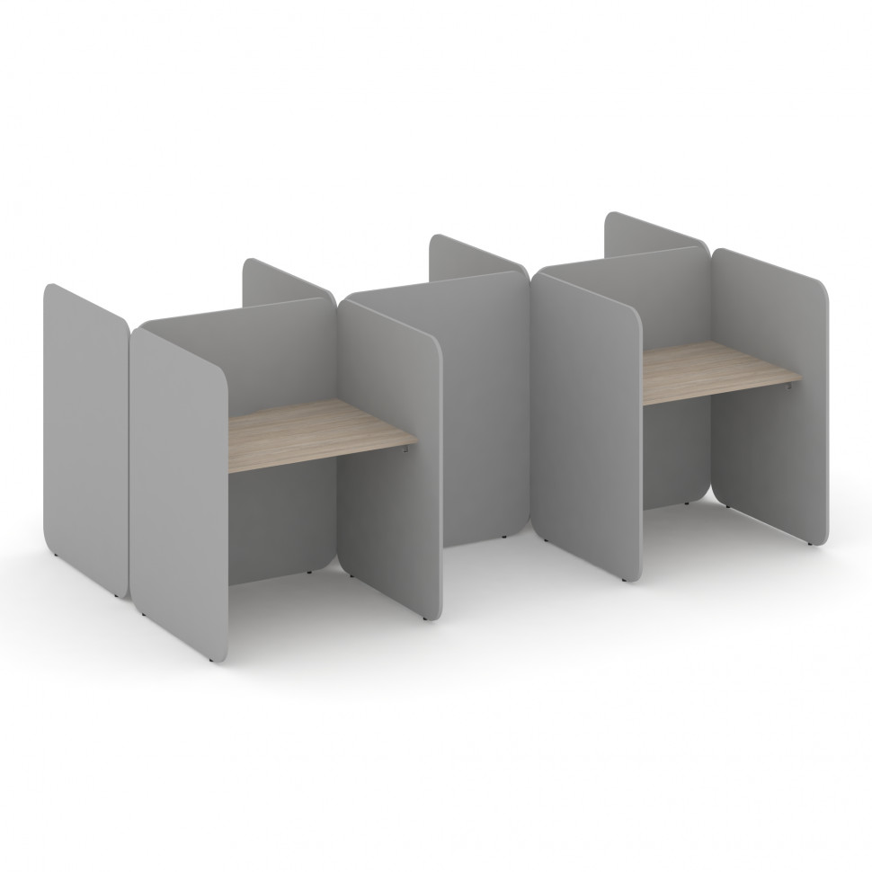 Bell Комплект №18 KCB.K-018 Дуб Аттик/Серый 3012*1800*1200