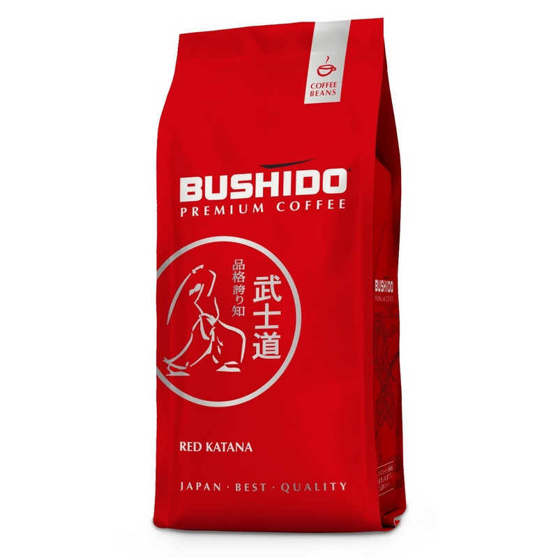 Кофе Bushido Red Katana в зернах, 1кг