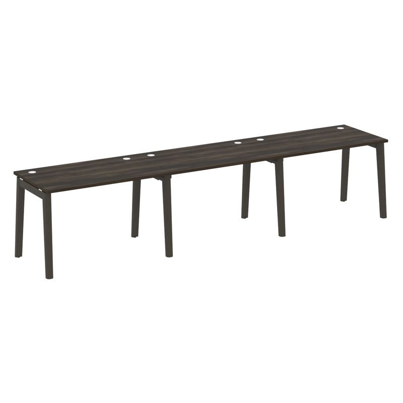 Onix Wood Рабочая станция OW.RS-3.2.7 Дуб Мали/Дуб Темный/Металл Антрацит 3540*720*750