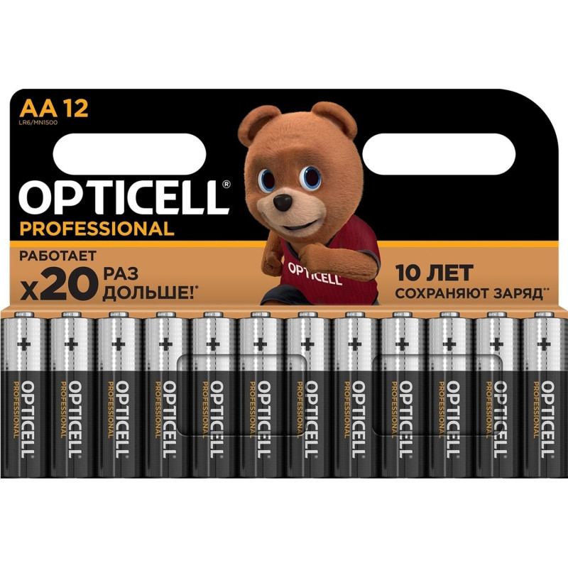 Батарейка OPTICELL Professional AA 12шт/уп Батарейка OPTICELL Professional AA 12шт/уп