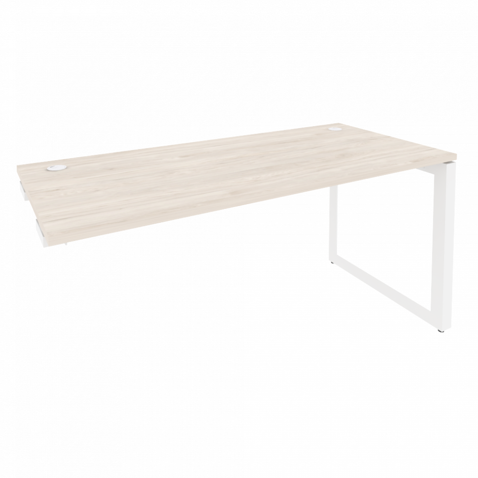 Onix Стол-приставка на О-образном м/к к опорным элементам O.MO-SPR-4.7 Денвер Светлый/Металл Белый 1