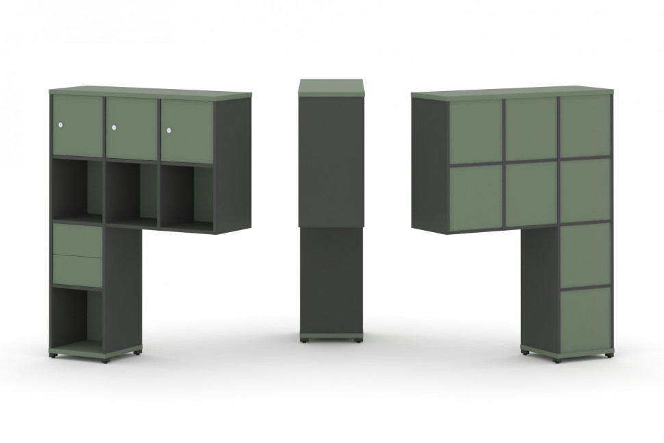 Concept Надставка высокая CN.ONV-004 Кобо/Антрацит/Металл Антрацит 1099*350*1486 Concept Надставка высокая CN.ONV-004 Кобо/Антрацит/Металл Антрацит 1099*350*1486