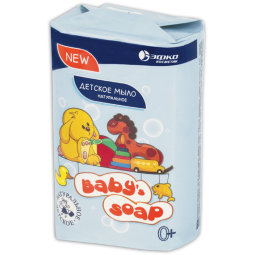 Мыло туалетное детское 90 г, BABY'S SOAP (Бейби соап), "Натуральное", 80362