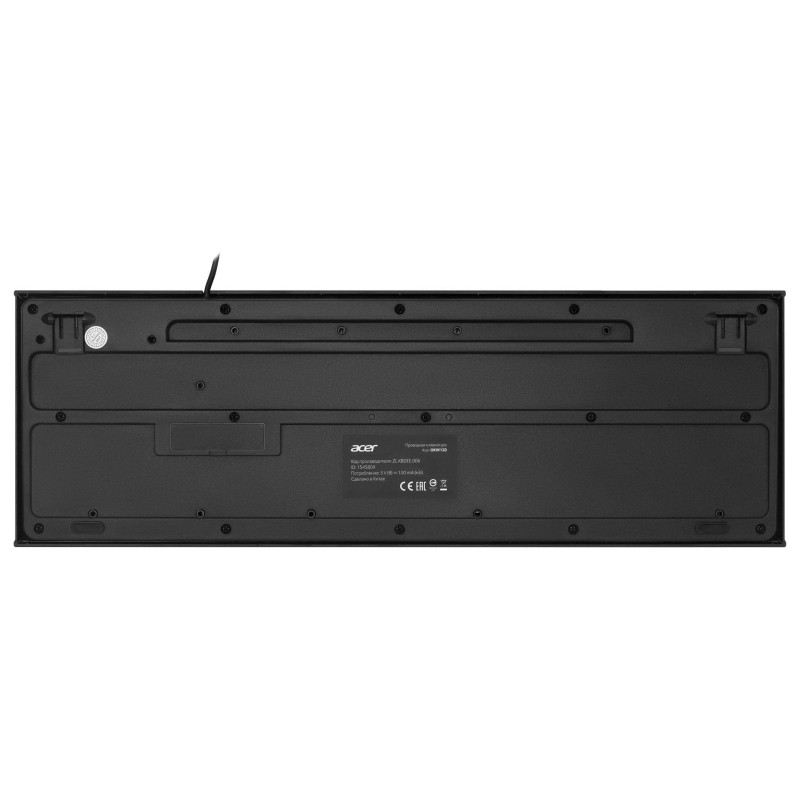 Клавиатура Acer OKW120 black USB(ZL.KBDEE.006)