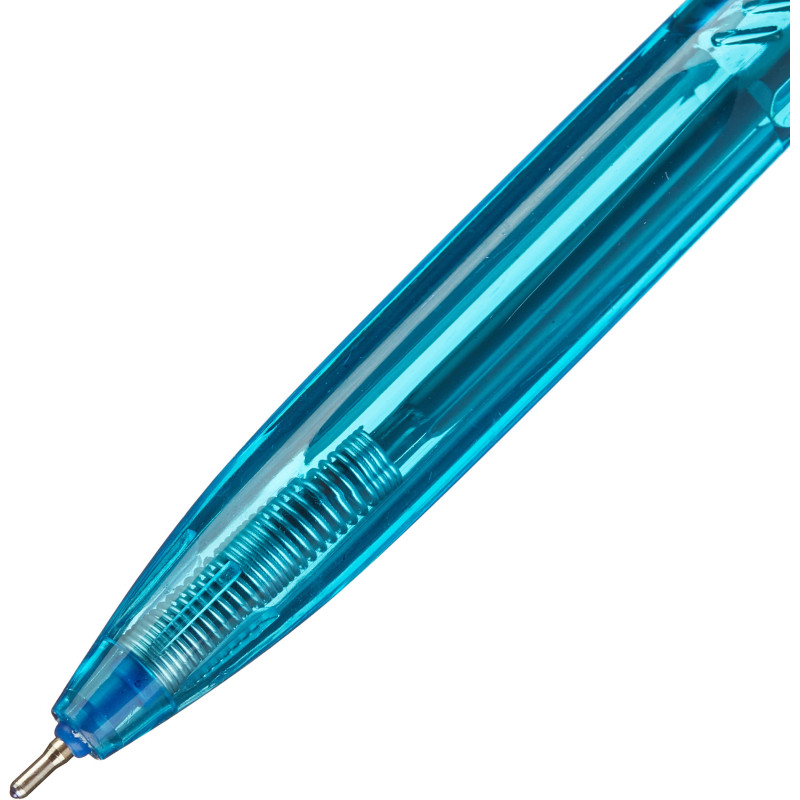 Ручка шариковая автомат. Deli X-tream, д.ш.0,7 мм, линия 0,4 мм, син