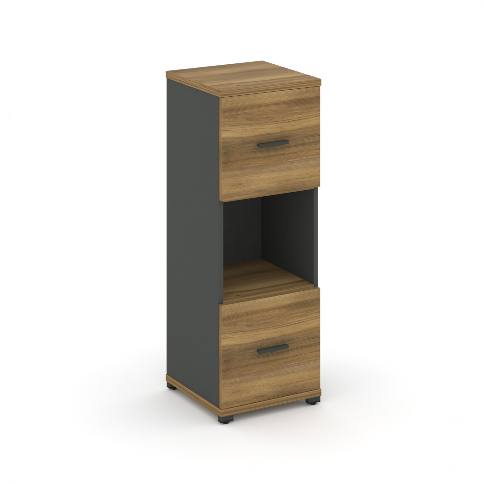 Concept Шкаф 1 узкая секция, 3 ниши CN.STU-315 A Сандал Янтарный/Антрацит/Металл Антрацит 420*420*11