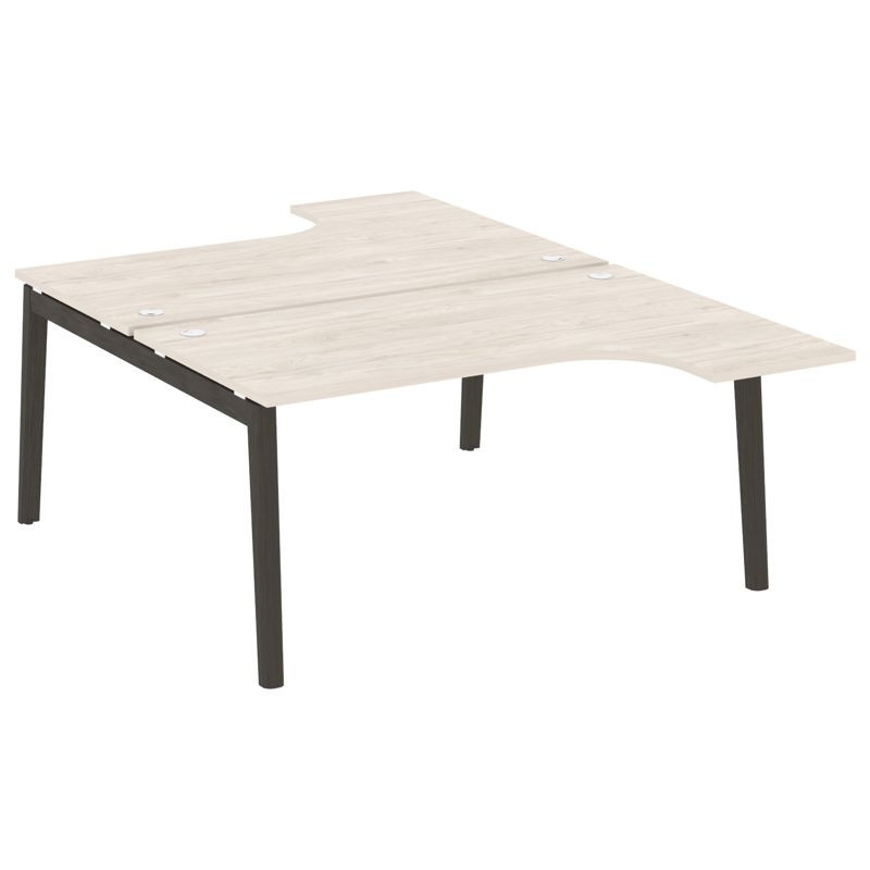 Onix Wood Рабочая станция OW.D.SA-4 Денвер Светлый/Дуб Темный/Металл Антрацит 1580*2395*750 (1635/46