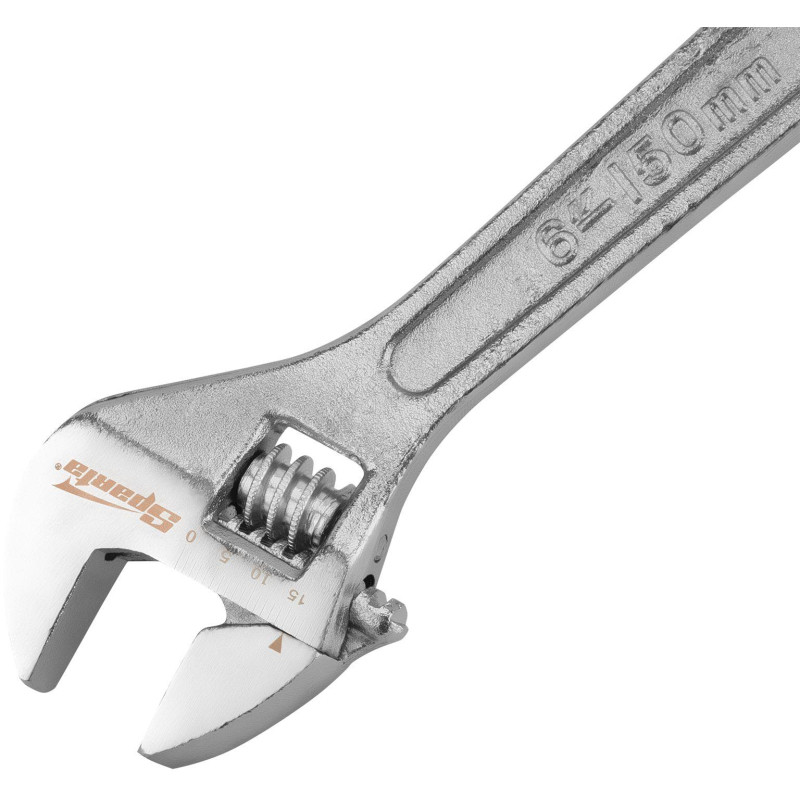 Ключ разводной 150 мм хромированный Sparta 155205