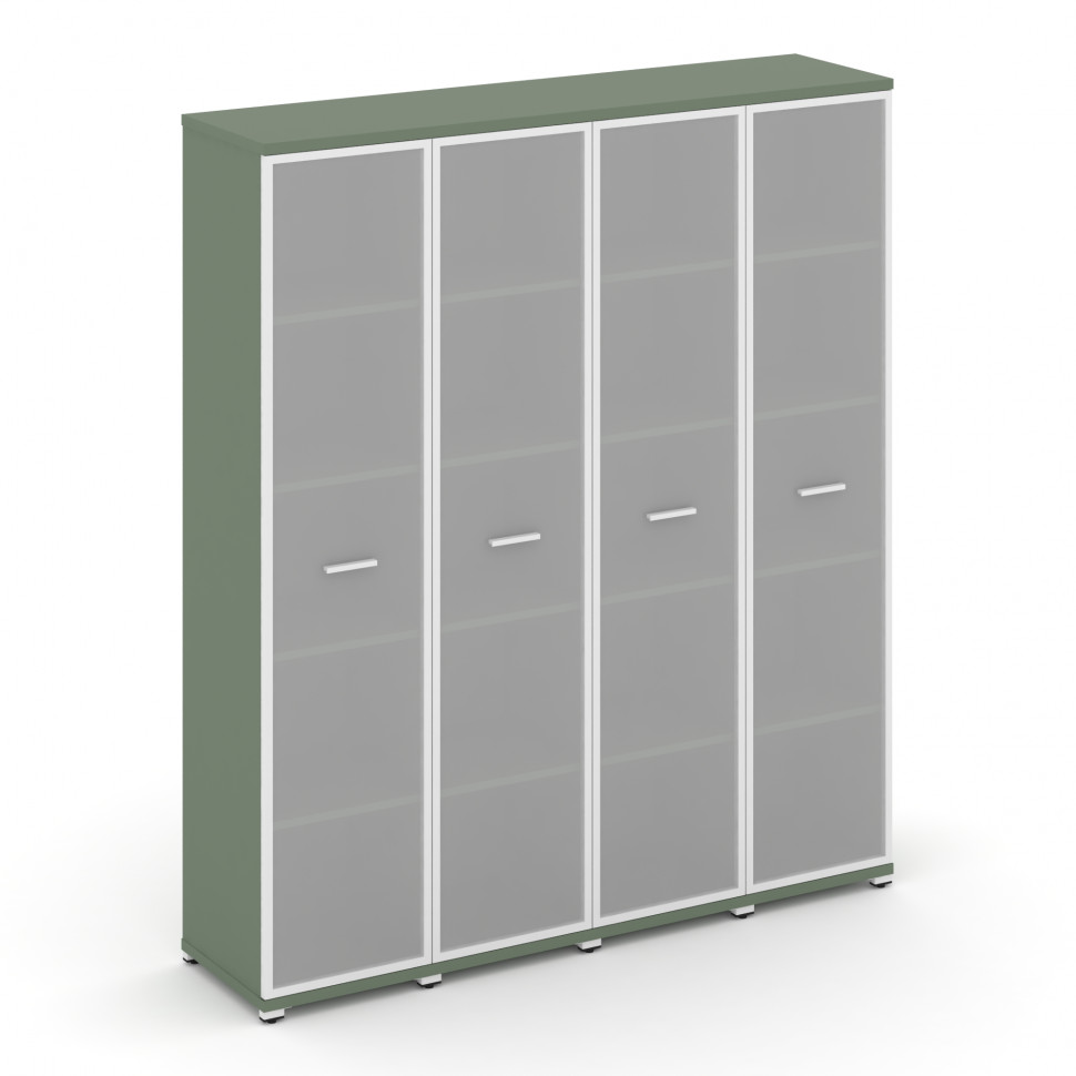 Concept Шкаф 4 узкие секции, 5 ниш CN.STU-548 RMW W Кобо/Металл Белый/Сатин 1668*420*1922 Concept Шкаф 4 узкие секции, 5 ниш CN.STU-548 RMW W Кобо/Металл Белый/Сатин 1668*420*1922