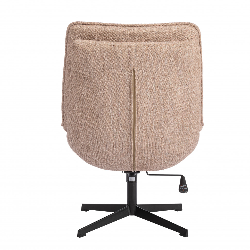 Кресло лаунж Cosmo велюр/букле, VT shape latte