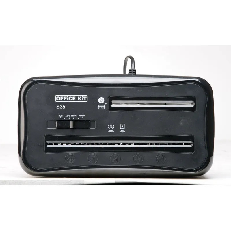 Шредер (уничтожитель) Office Kit S35, 4ур.секр., 9лист, 14л