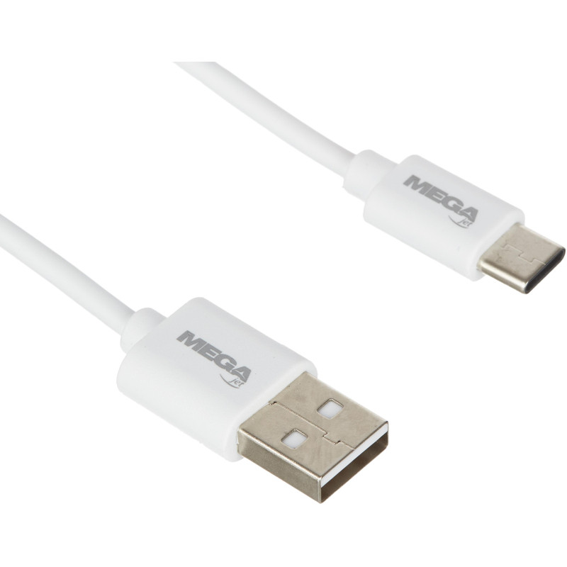 Кабель ProMega U152, 2,4A, 1м, USB - Type-C, TPE, белый