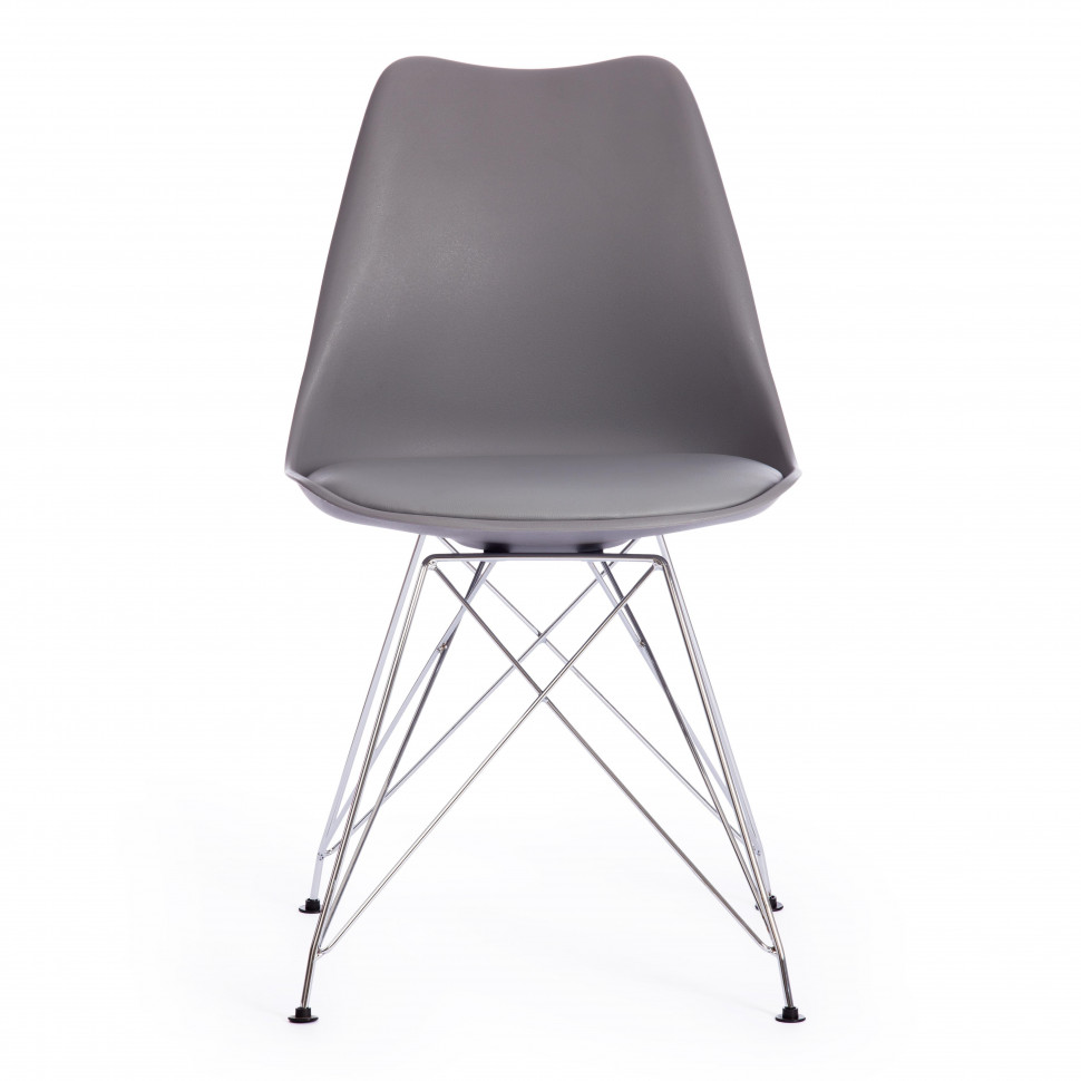 Стул TULIP IRON CHAIR (mod.EC-123) металл/пластик, 54,5*48*83,5см, серый