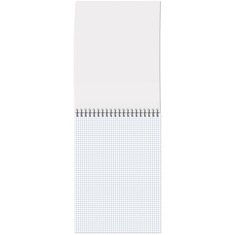 Блокнот А4,40л,клетка,метал.гребень,цв.обложка Forma