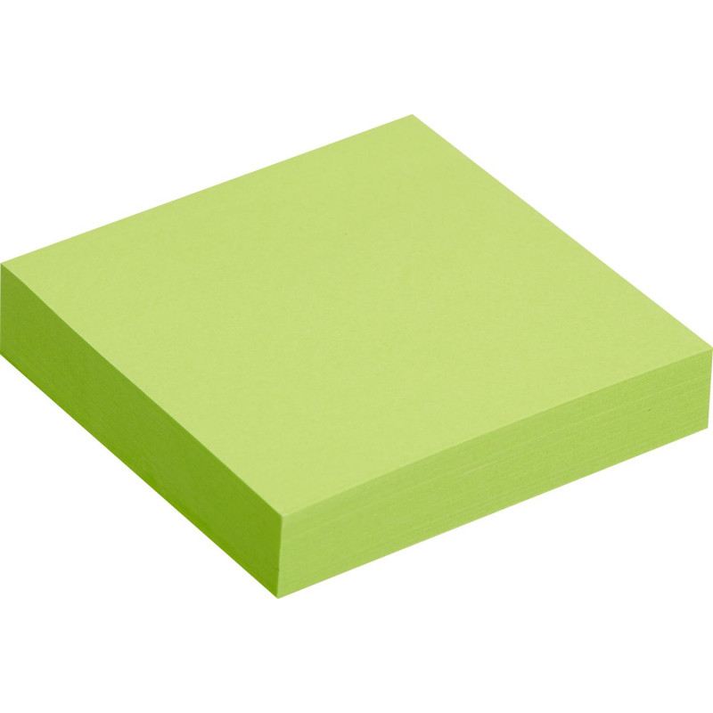 Стикеры Attache Economy с клеев.краем 51x51 мм 100 лист неоновый зеленый