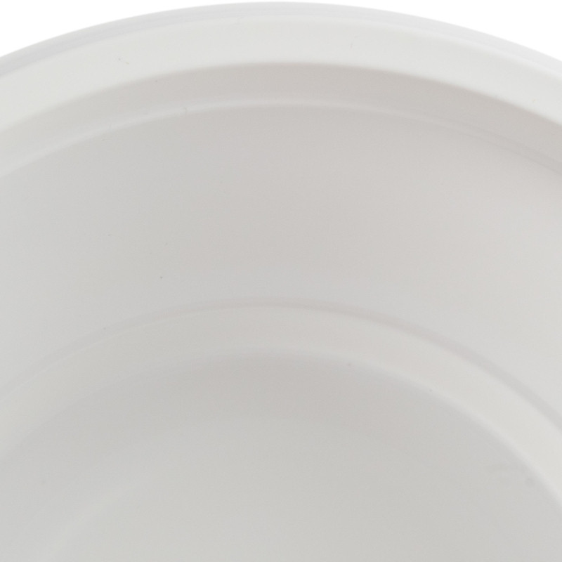 Миска одноразовая пластик.Комус для хол./гор., 0,6л, белая, ПП, 50шт/уп