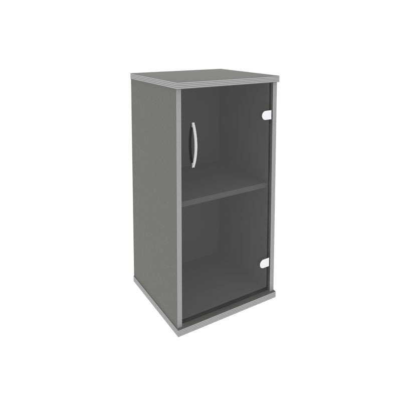 Riva Шкаф низкий узкий правый А.СУ-3.2 (R) Металлик NEW 404*365*828