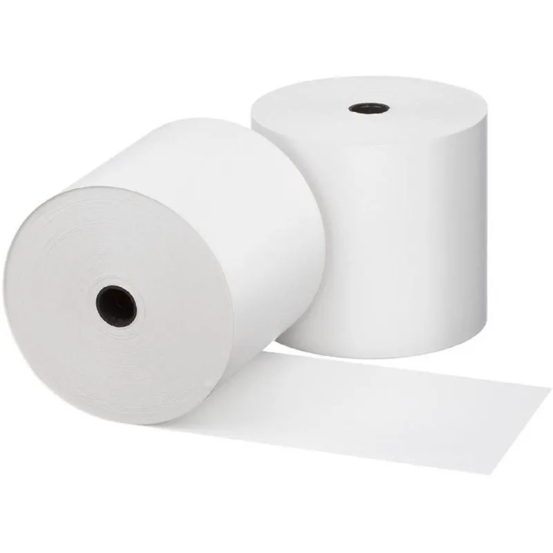 Ролики для касс Комус 80мм х 70м, 58 гр/м2, вт. 12 мм, 3 рул/уп (спайка)