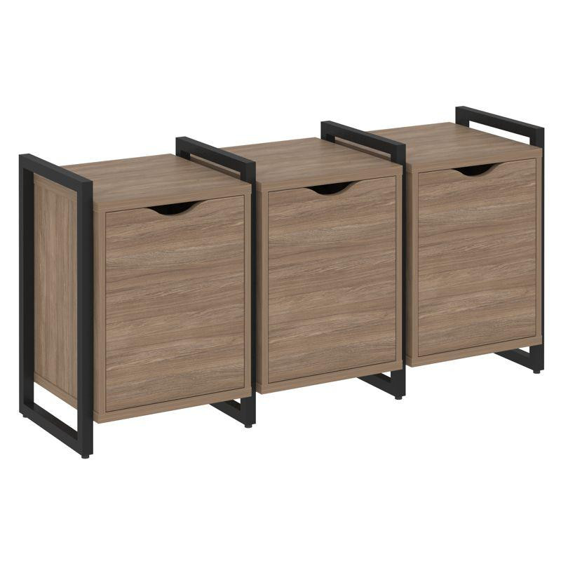 Loft Тумба на регулируемых опорах VR.L-TN-5.O Дуб Аризона/Металл Черный 1440*460*719 Loft Тумба на регулируемых опорах VR.L-TN-5.O Дуб Аризона/Металл Черный 1440*460*719