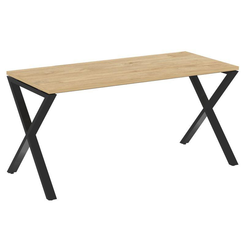 Loft Стол рабочий VR.L-SRX-4.7 Тиквуд Светлый/Металл Черный 1580*720*750 Loft Стол рабочий VR.L-SRX-4.7 Тиквуд Светлый/Металл Черный 1580*720*750