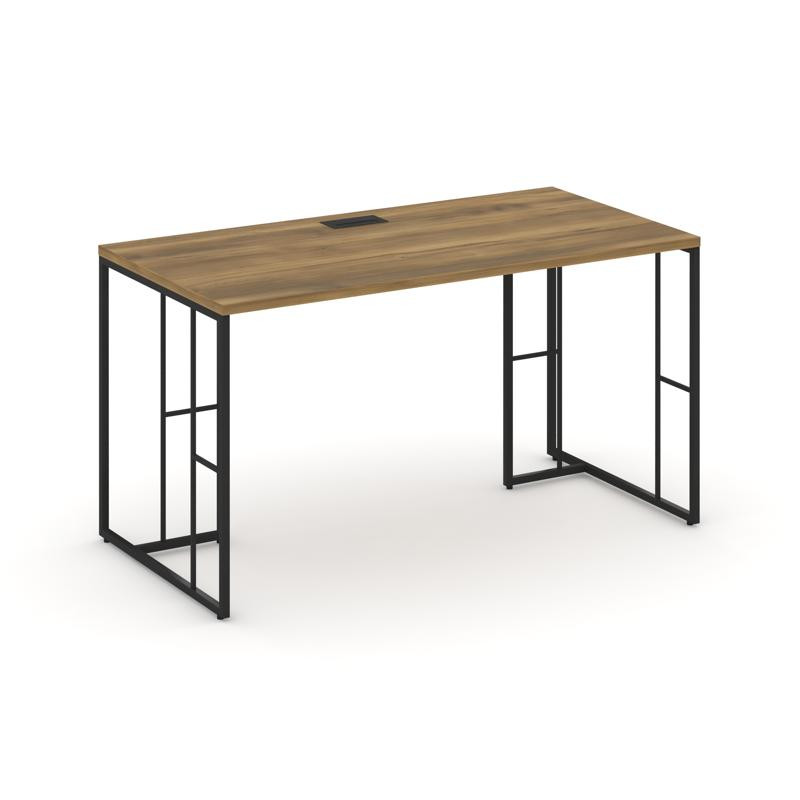 Rift Стол письменный RF.SP-012 Сандал Янтарный/Металл Черный 1180*700*750