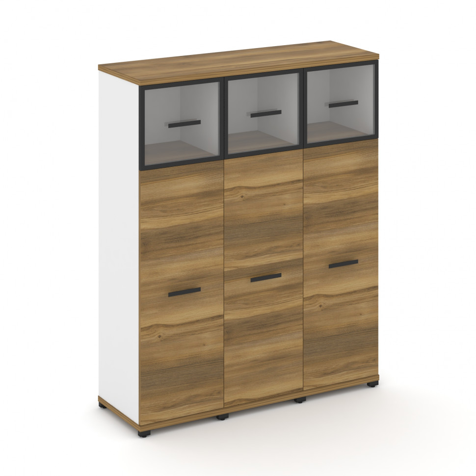 Concept Шкаф 3 узкие секции, 4 ниши CN.STU-434 RPB B Сандал Янтарный/Белый Бриллиант/Металл Черный/П Concept Шкаф 3 узкие секции, 4 ниши CN.STU-434 RPB B Сандал Янтарный/Белый Бриллиант/Металл Черный/П